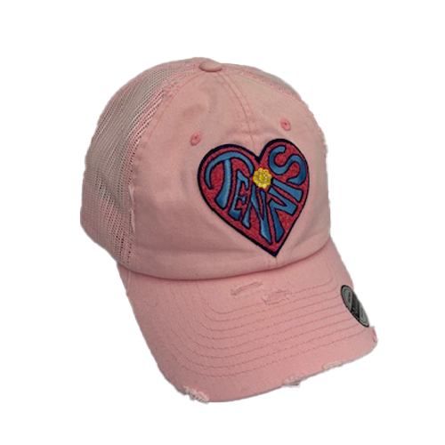 New Tennis Life Pink Trucker Hat Pink Tennis Trucker Hat – The Barron Boutique main image 4
