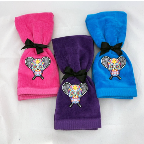 Sugar Skull Tennis Towel – Cute Tennis Stuff