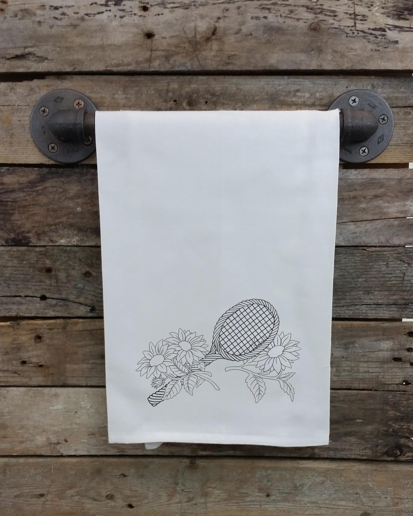Sunflower Tennis Kitchen Towel