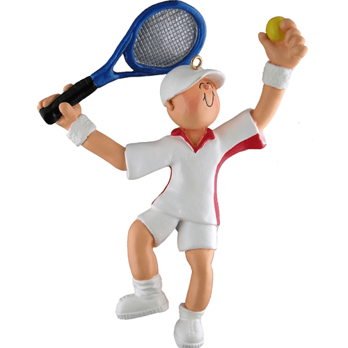 Tennis Player Ornaments