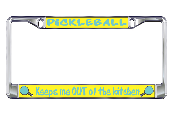 Pickleball License Plate Frame