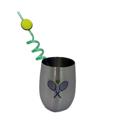 Tennis Curly Drink Straws