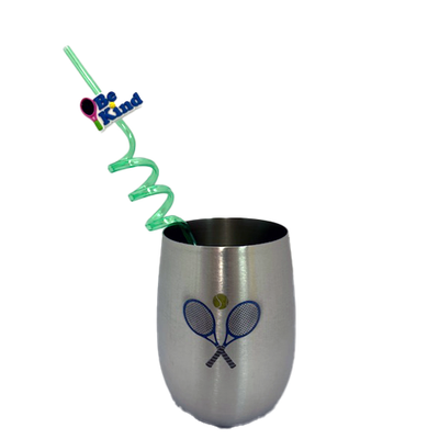 Tennis Curly Drink Straws