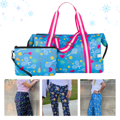 Day 15 - Boozey Blue Overnight Bag & Pick Your PJs