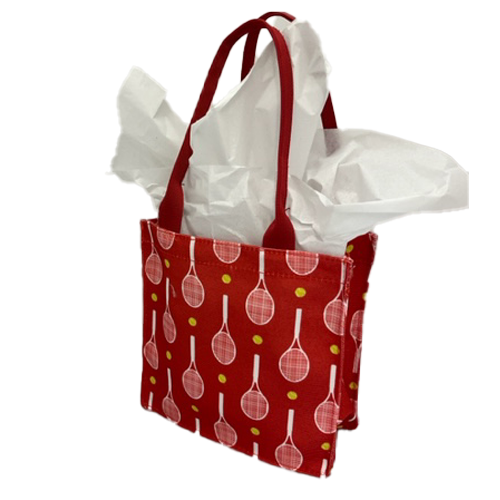 Holiday Gift Wrap with Purchase - Red Racquet Tote
