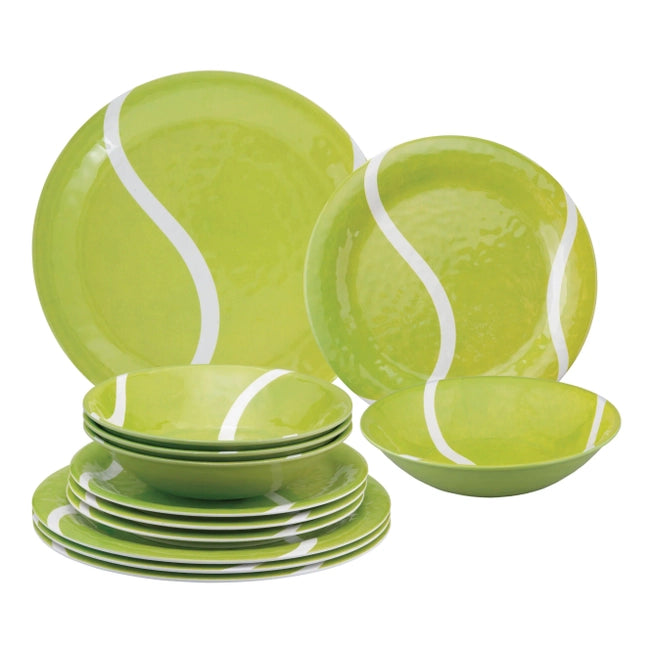 Melamine Tennis Daily Dish Set