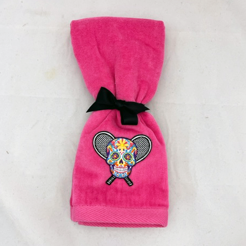 Sugar Skull Tennis Towel – Cute Tennis Stuff
