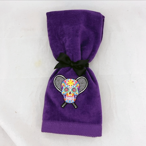 Sugar Skull Tennis Towel – Cute Tennis Stuff