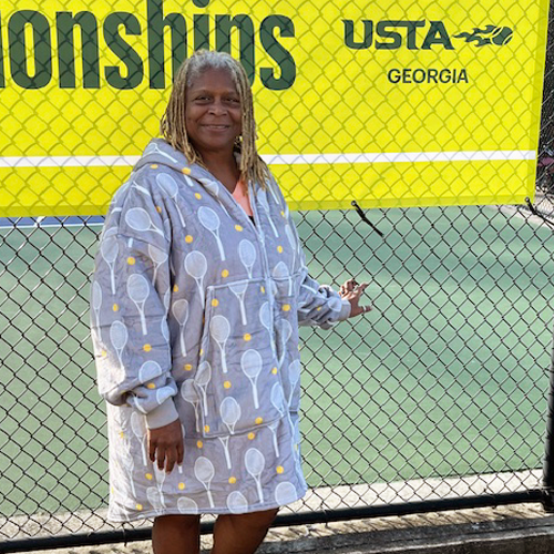 Silver Racquet Full Zip Snuggy