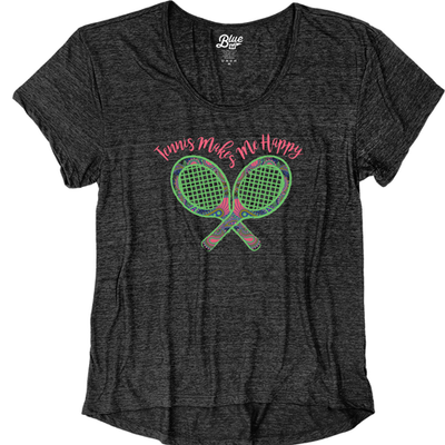 Tennis Makes Me Happy Tee
