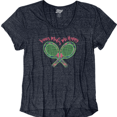 Tennis Makes Me Happy Tee