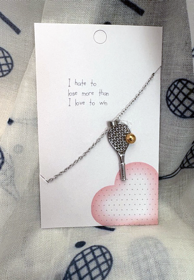 Day 5 - Tennis Scarf & Necklace in Gift Tote