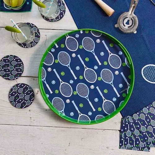 Spring Green Tennis Tray