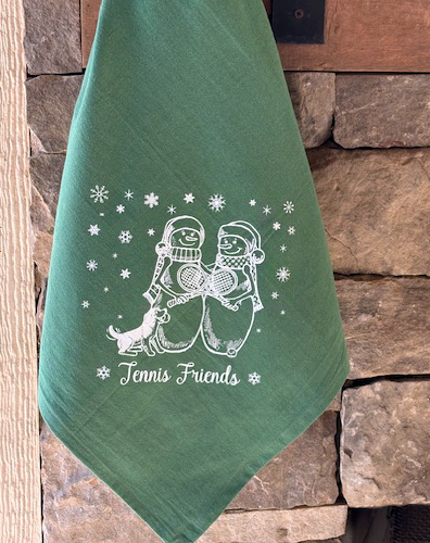 Tennis Friends Kitchen Towel