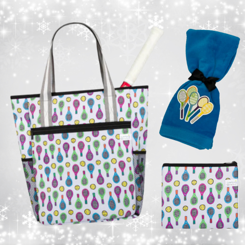 Day 7 - Tennis Bag, Towel & Matching Zipper Pouch