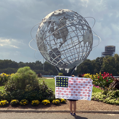 Tennis Flag Beach Towel