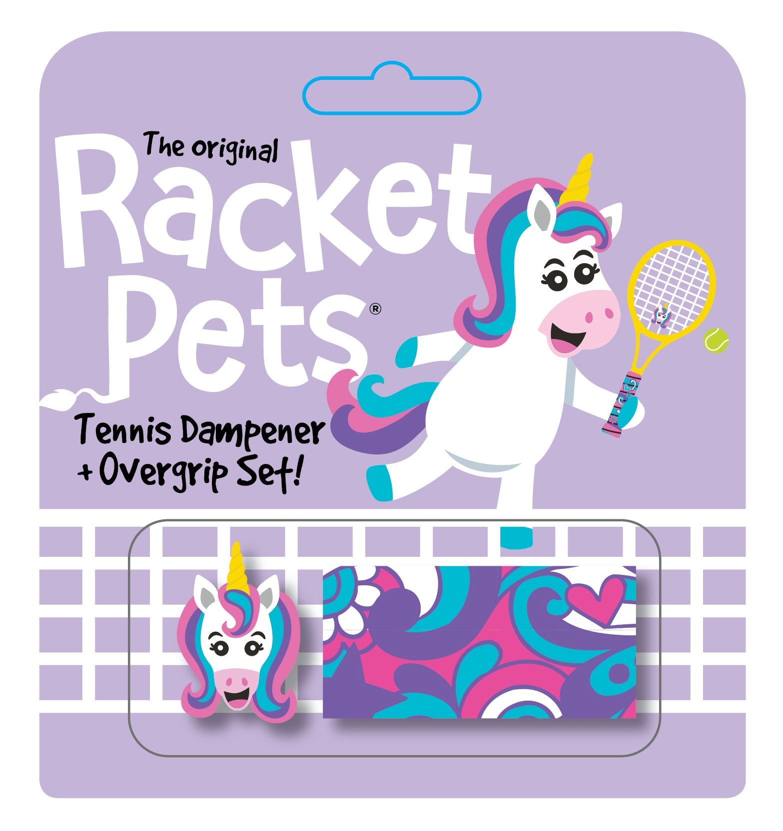 Racket Pets - Grip & Dampener Set – Cute Tennis Stuff
