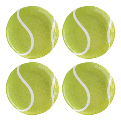 Tennis Ball Melamine Plates