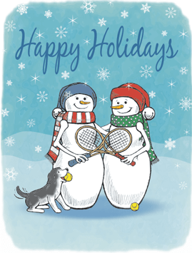 Snow Friends Holiday Card