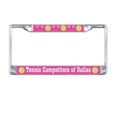 TCD Tennis License Plate Frame