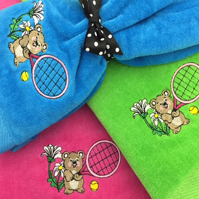 Baby Bear Tennis Towel