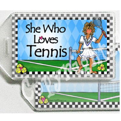 Suzy Toronto's Tennis Bag Tag