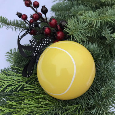 Tennis Christmas Ornament