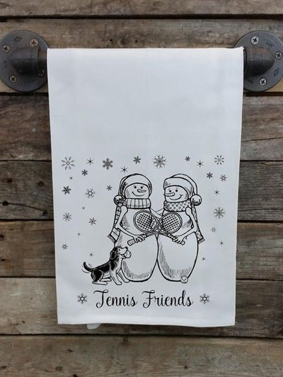 Tennis Friends Kitchen Towel